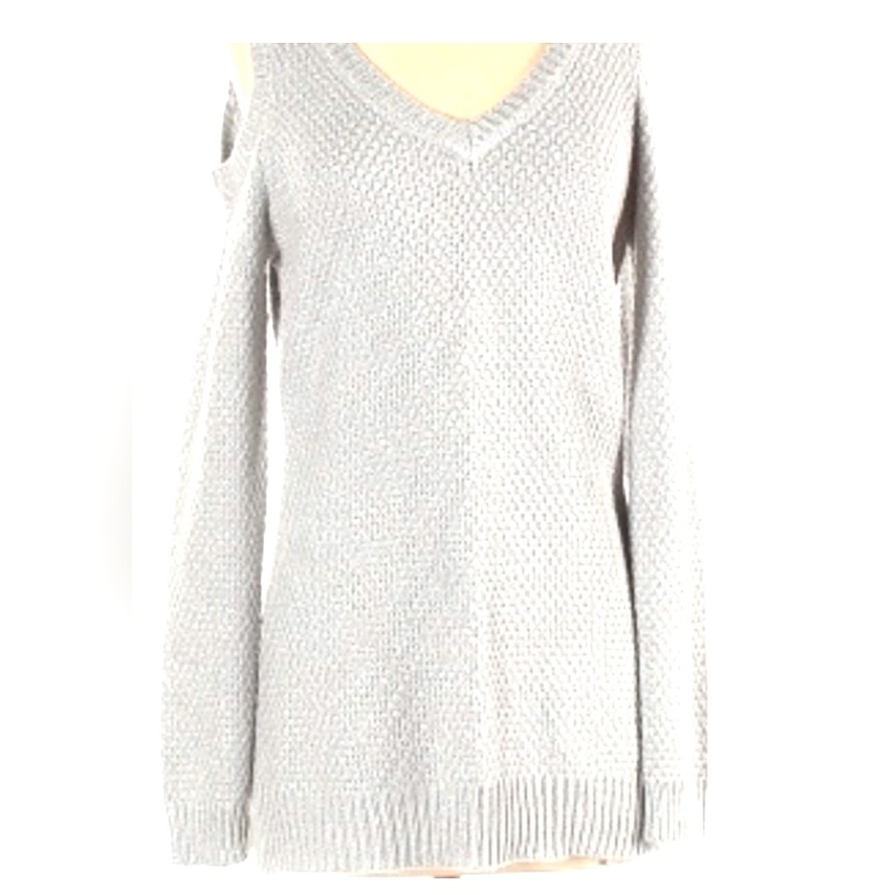 WHBM Silver Shimmer Sweater